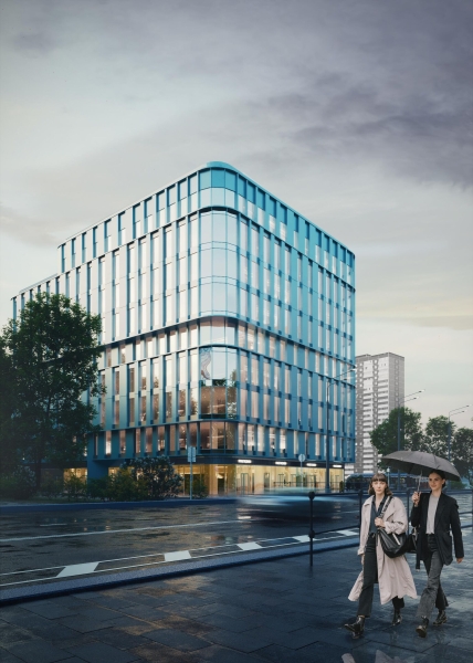 Бизнес-центр Plane в районе Покровское-Стрешнево на северо-западе Москвы