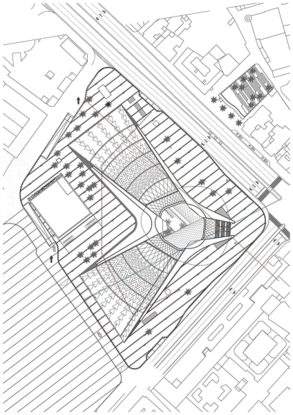 На станции метро в Эр-Рияде установили зеркальный купол