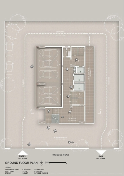 Новое офисное здание "Стелла" в городе Нагпур, Индия