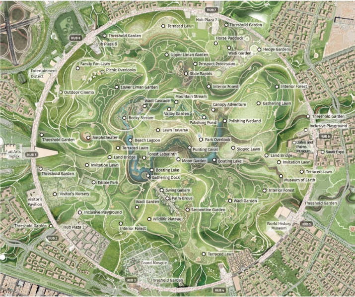 Парк Короля Салмана планируется открыть в 2026 году в Эр-Рияде
