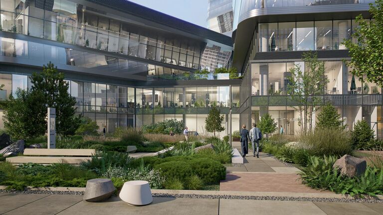 Проект бизнес-центра на Верейской улице в Можайском районе Москвы