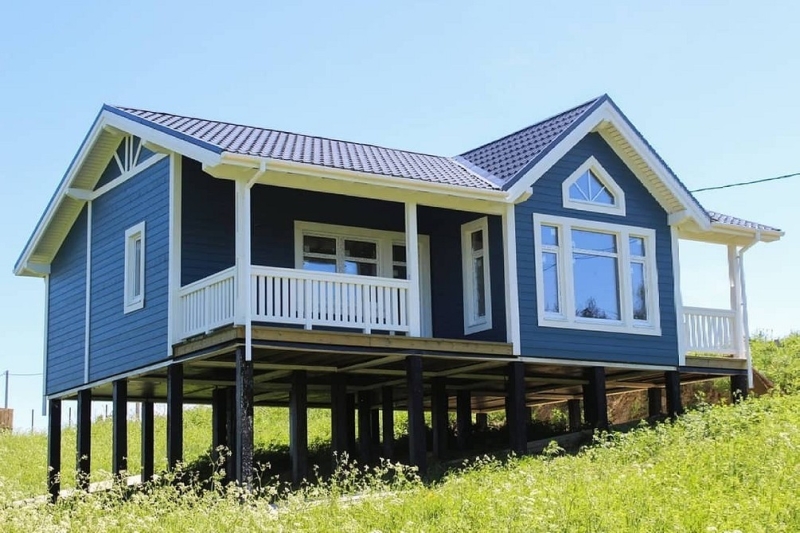 4 вида фундамента для строительства дома на склоне