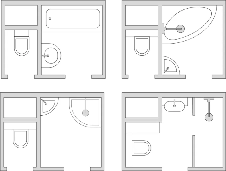 Как сделать разводку труб в ванной