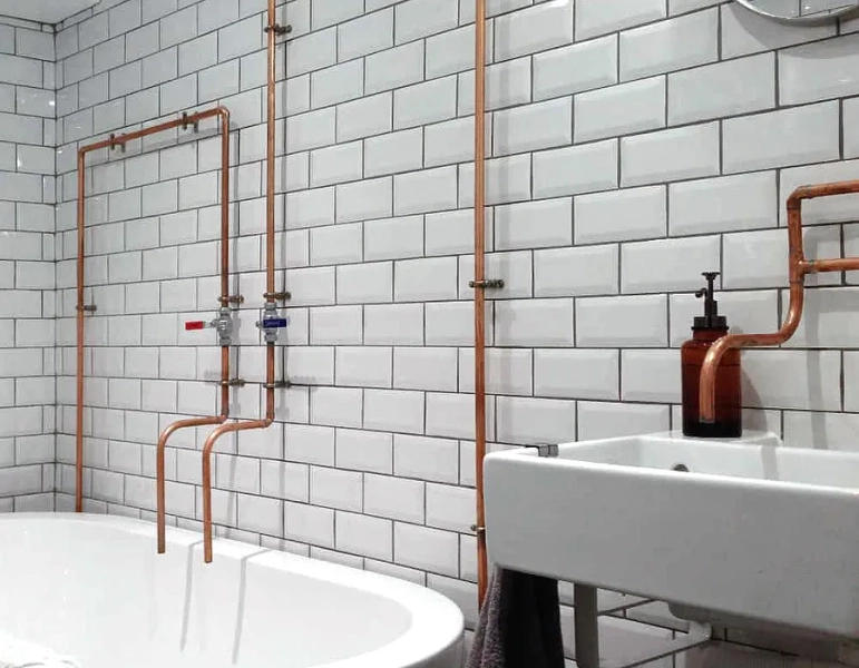 Как сделать разводку труб в ванной