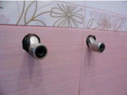 Установка смесителя