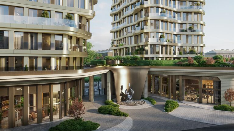 Проект жилого комплекса в районе Аэропорт в Москве